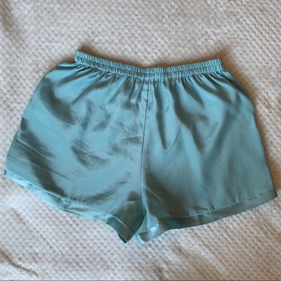 ✨ Victoria’s Secret Gold Silky Mint Lounge Shorts - Picture 10 of 11